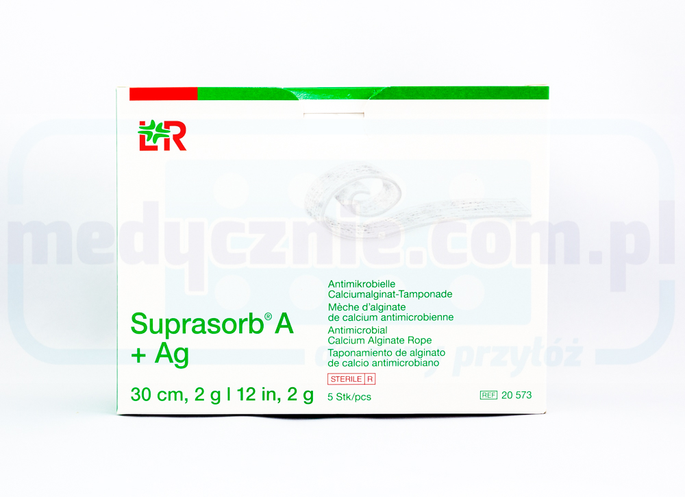 Suprasorb A + Ag 30cm/2g Tamponade 1St.